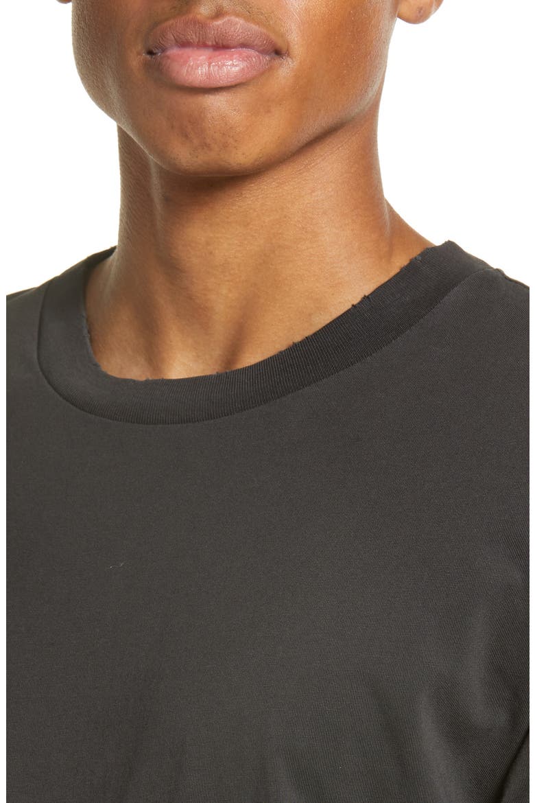 Core Oversize Organic Cotton Jersey T-Shirt, Alternate, color, BLACK