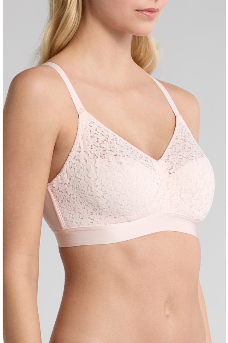 Norah Supportive Wireless Bra, Alternate, color, BLUSHING PINK