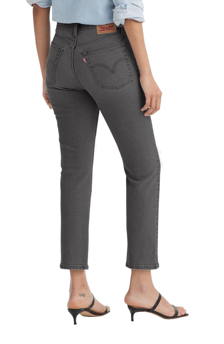 Levi's Wedgie High Waist Ankle Straight Leg Jeans, Alternate, color, 