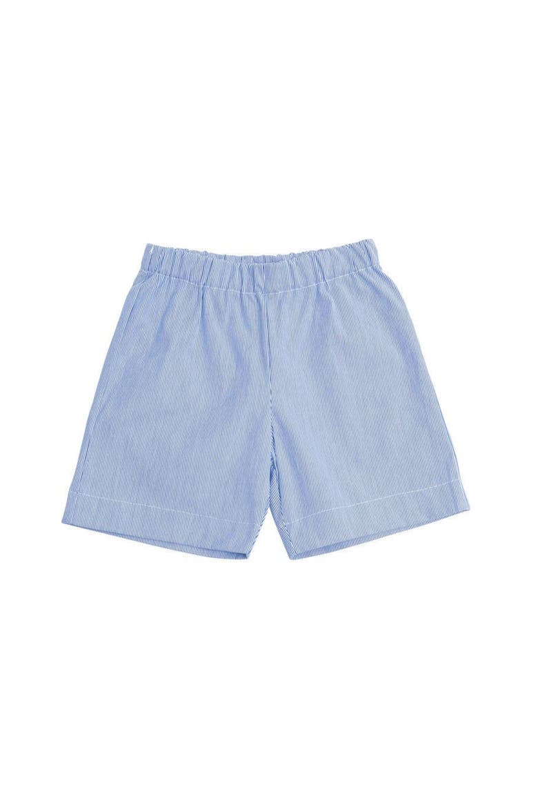 JD Pull-On Shorts, Main, color, Navy Seersucker Stripe