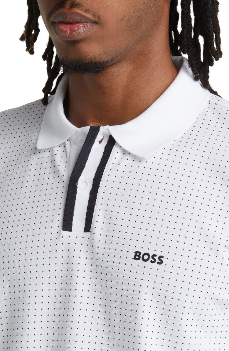 BOSS Paddy Dot Print Polo, Alternate, color, 