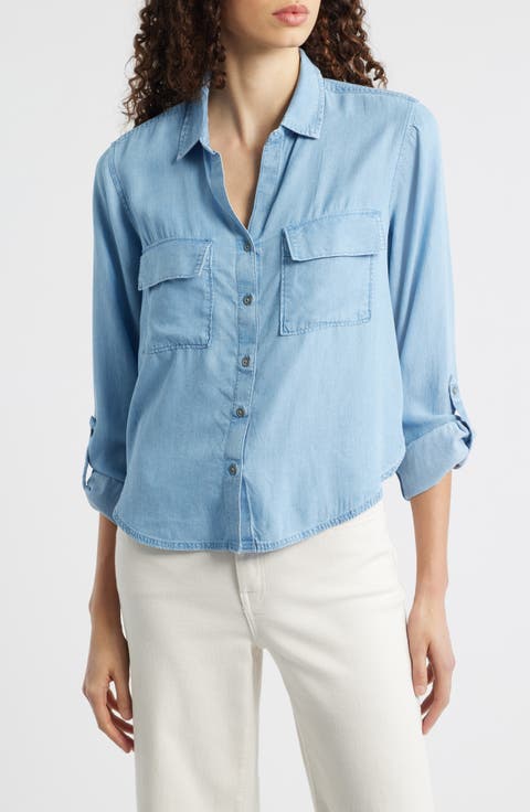 Fiorella Long Sleeve Button-Up Shirt