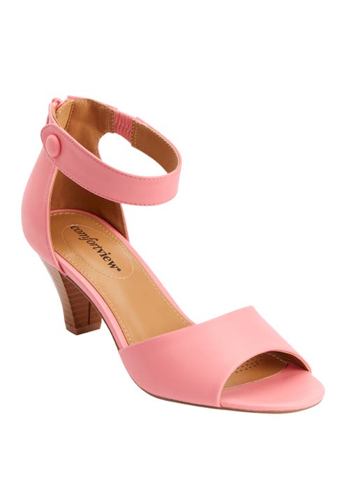 Comfortview The Fallon Sandal In Pink