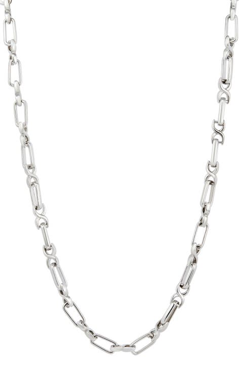 Elongated Link Chain Necklace