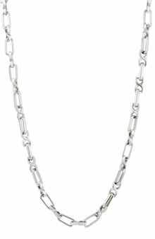 Elongated Link Chain Necklace