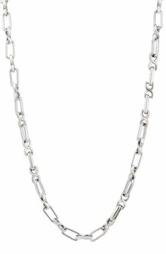 Elongated Link Chain Necklace