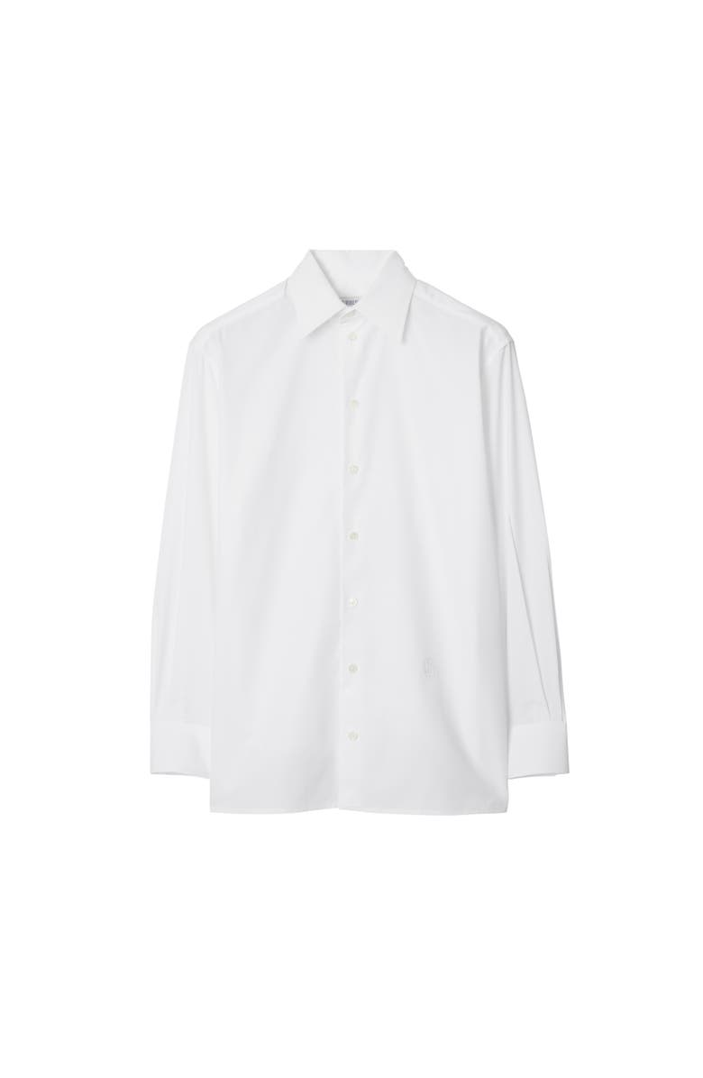 Burberry Relaxed Fit Cotton Shirt, Alternate, color, 