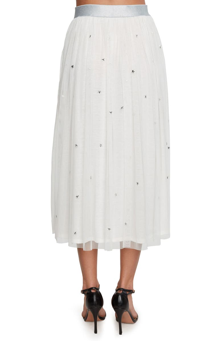 Willow & Clay Star Studded Mesh Skirt, Alternate, color, 