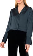 Ted Baker Stretch Satin Button-Up Shirt