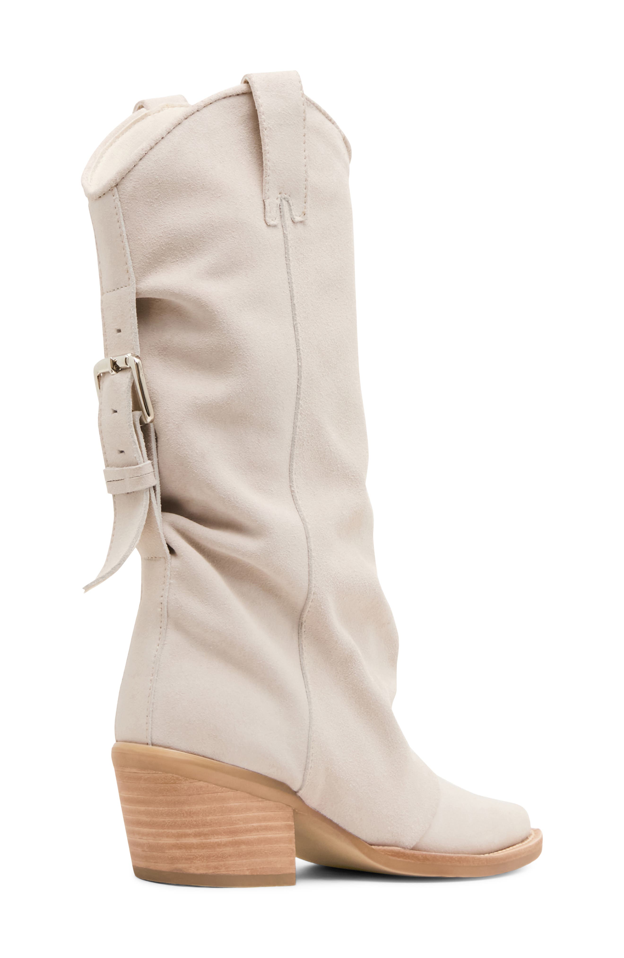 Aldora Boot, Alternate, color, BONE SUEDE