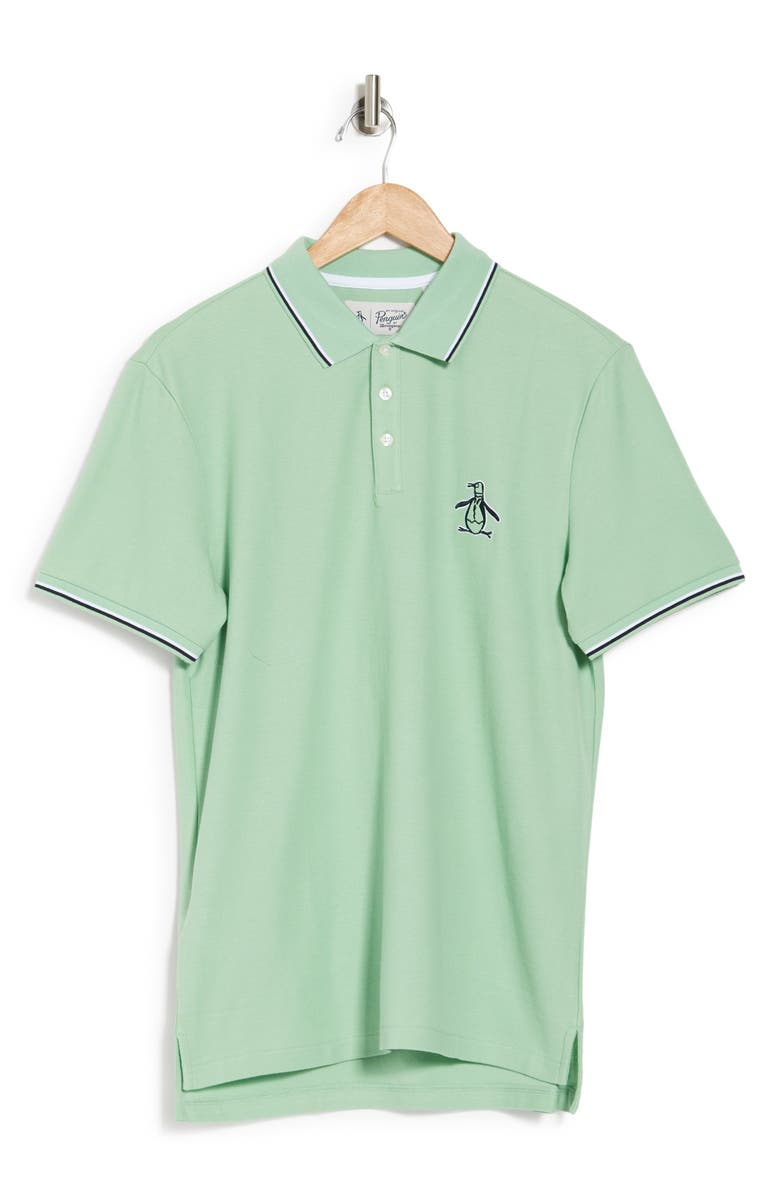 Original Penguin Mega Pete Tipped Polo, Alternate, color,