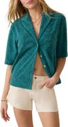 Faherty Cabana Towel Terry Camp Shirt