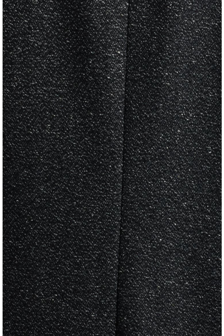 Hyde Tweed Coat with Removable Quilted Bib, Alternate, color, BLK