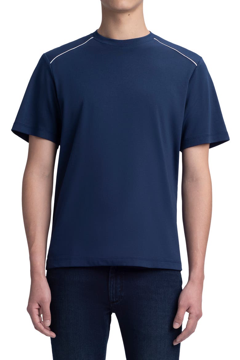 Crewneck T-Shirt, Main, color, NAVY