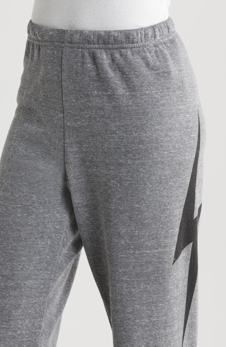 Aviator Nation Bolt Sweatpants, Alternate, color, Heather Grey