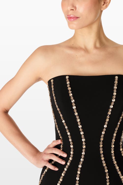 Jenny Packham Dash Gown Dress In Animal Print