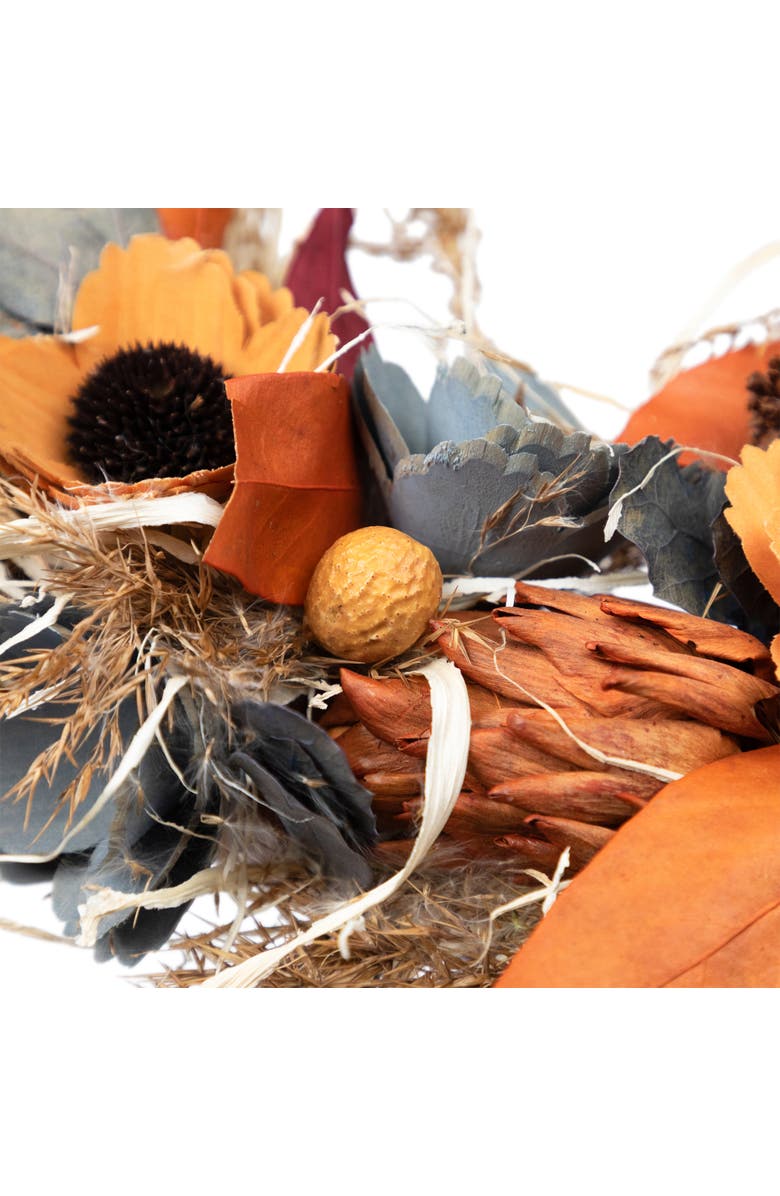 Northlight Sunflower and Wheat Artificial Fall Harvest Wreath - 12" - Unlit, Alternate, color, 
