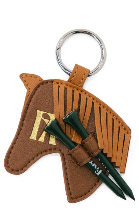 Wild Horse Faux Leather Bag Charm