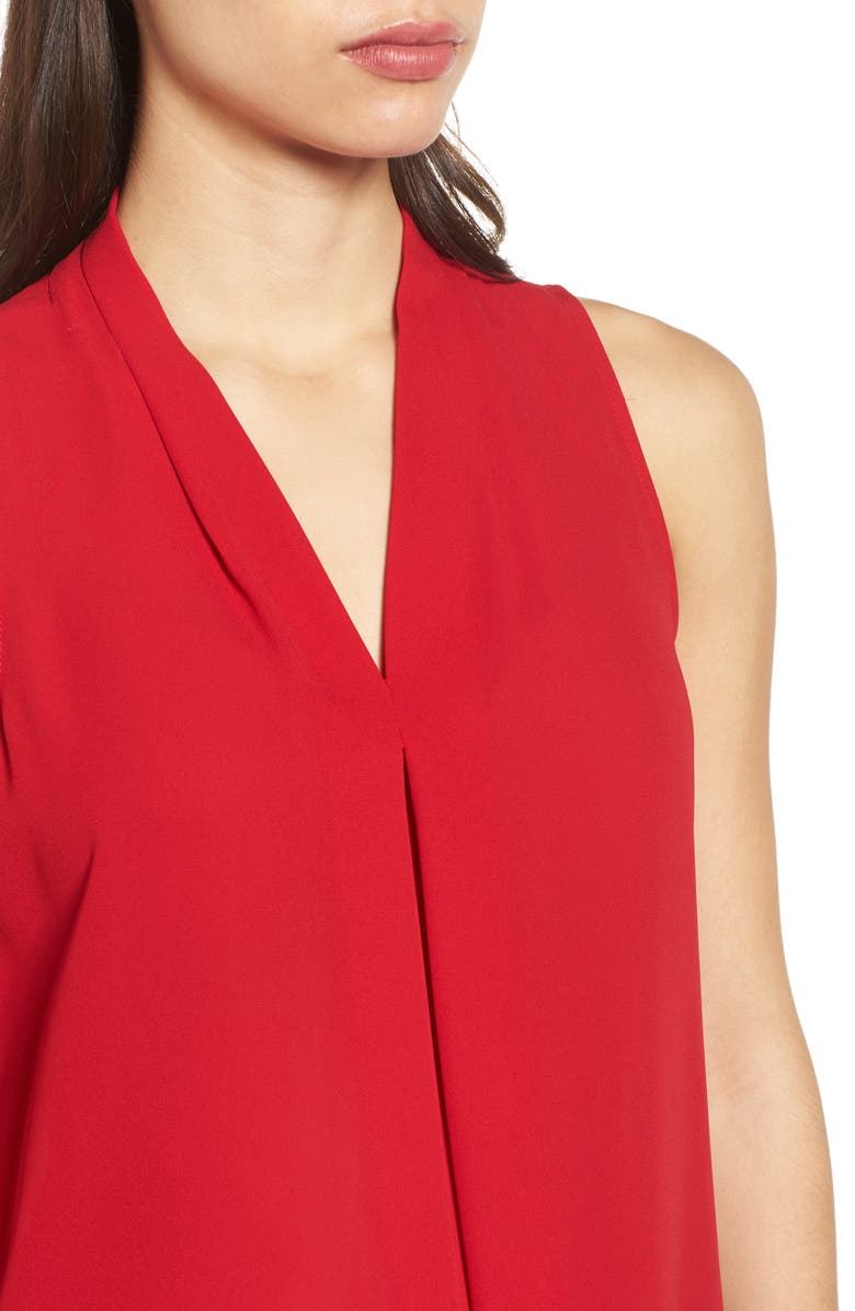 Vince Camuto Sleeveless V-Neck Blouse, Alternate, color,