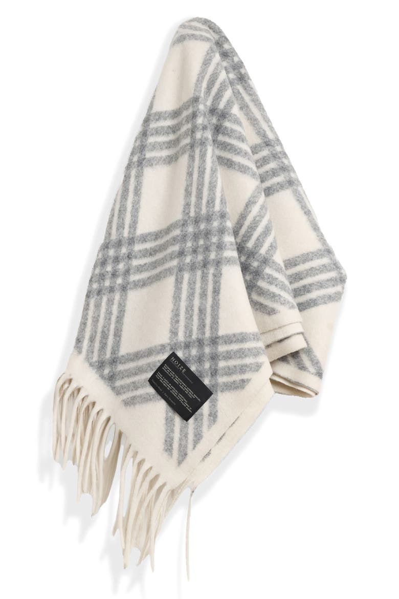 Nath Plaid Wrap, Alternate, color, BEIGE