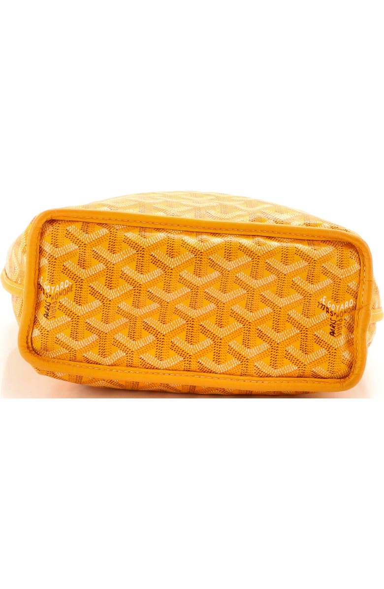 Pre-Owned Goyard Anjou Reversible Tote Coated Canvas Mini, Alternate, color, Yellow