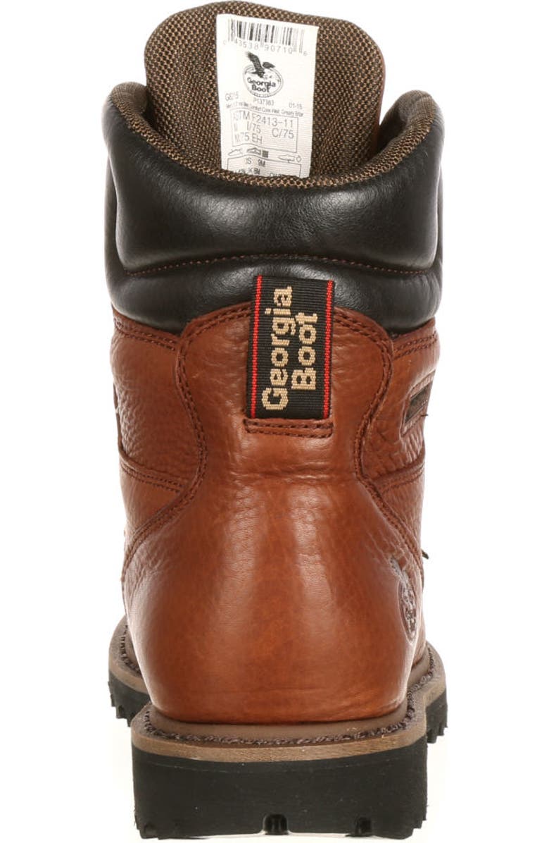 Georgia Boot Hammer Internal Metatarsal Steel Toe Work Boot, Alternate, color, Briar Brown