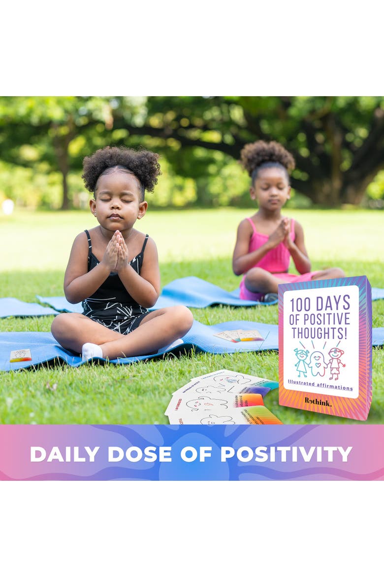Positive Affirmation and Meditation Kids Cards, Alternate, color, Affirmation Kids