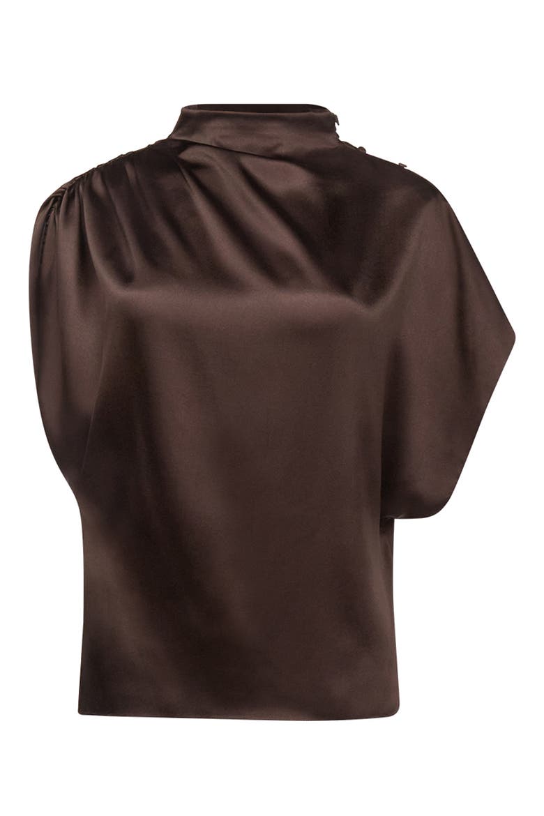 Wish You Would Stretch Silk Top, Alternate, color, DELICIOSO