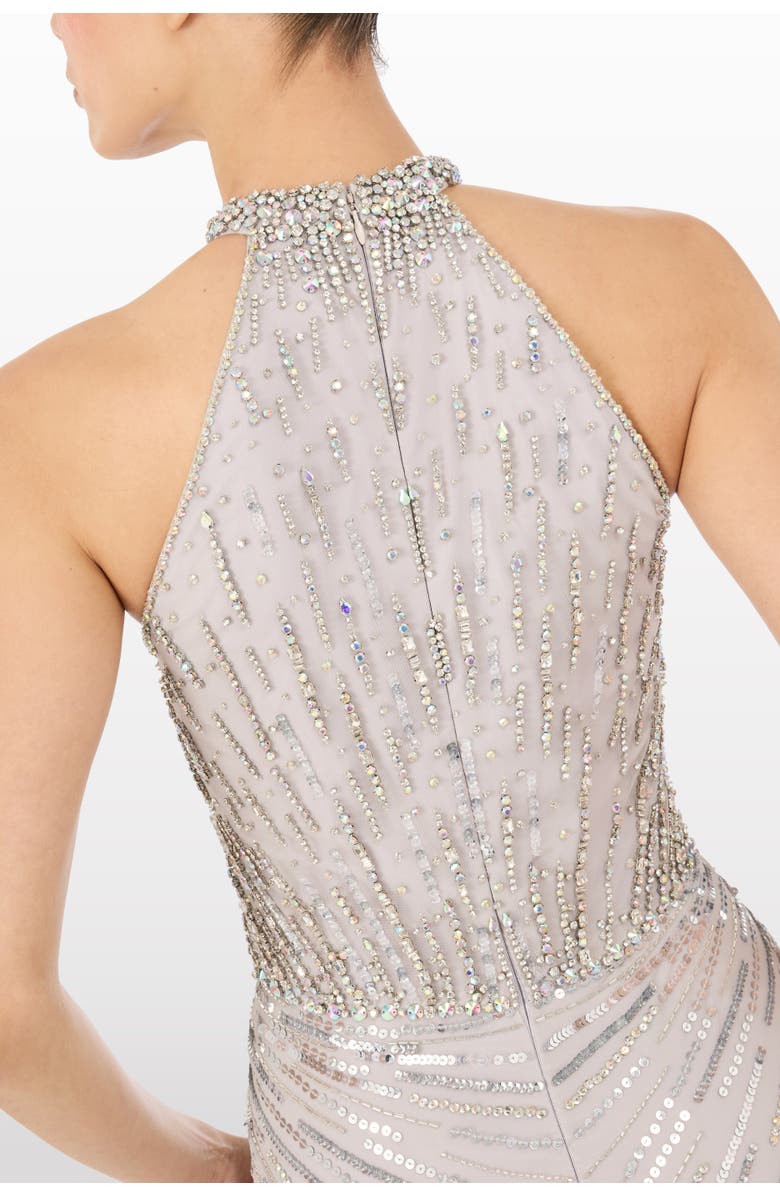 Jenny Packham Carmen Maxi Dress, Alternate, color, Ammonite