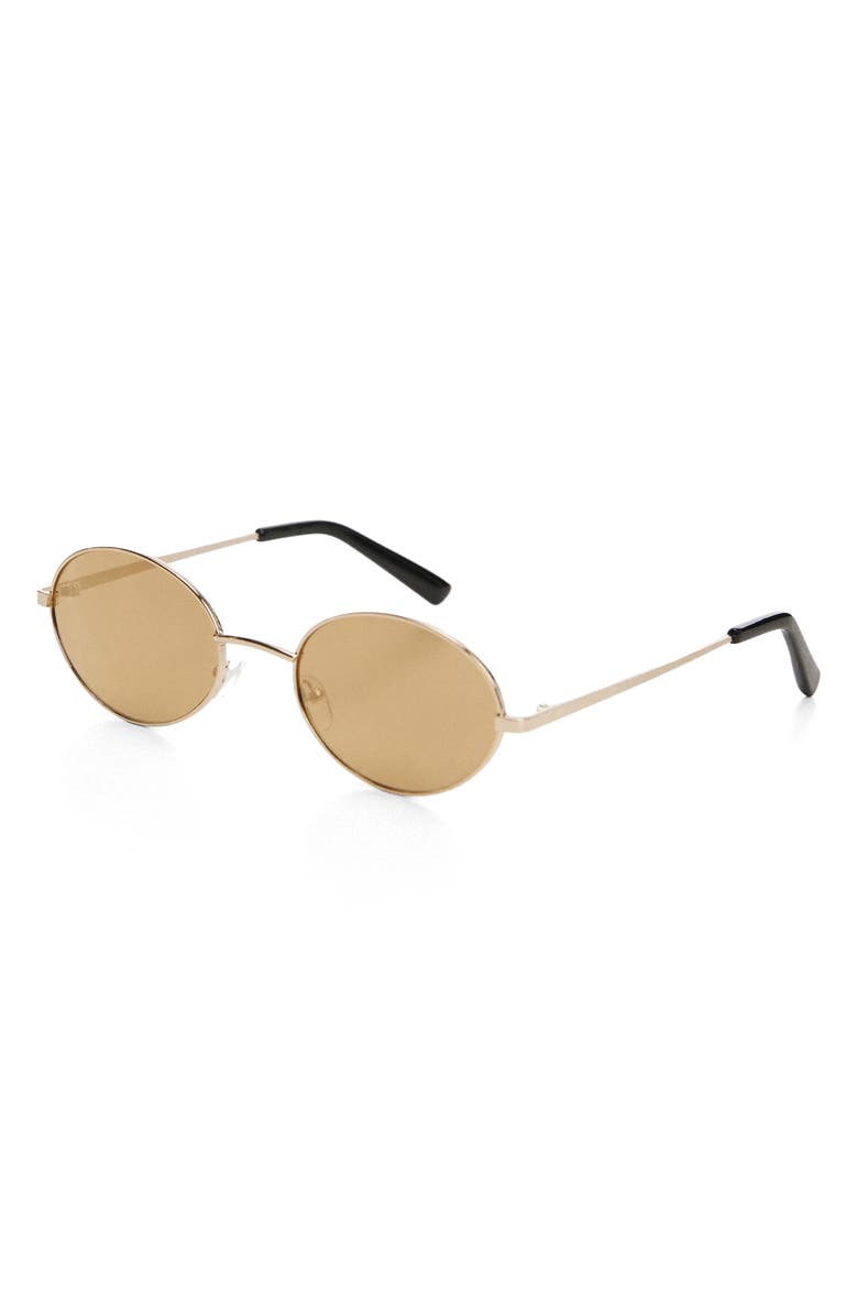 MANGO Round Sunglasses, Alternate, color, 