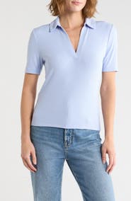 Madewell Drapey Rib Polo