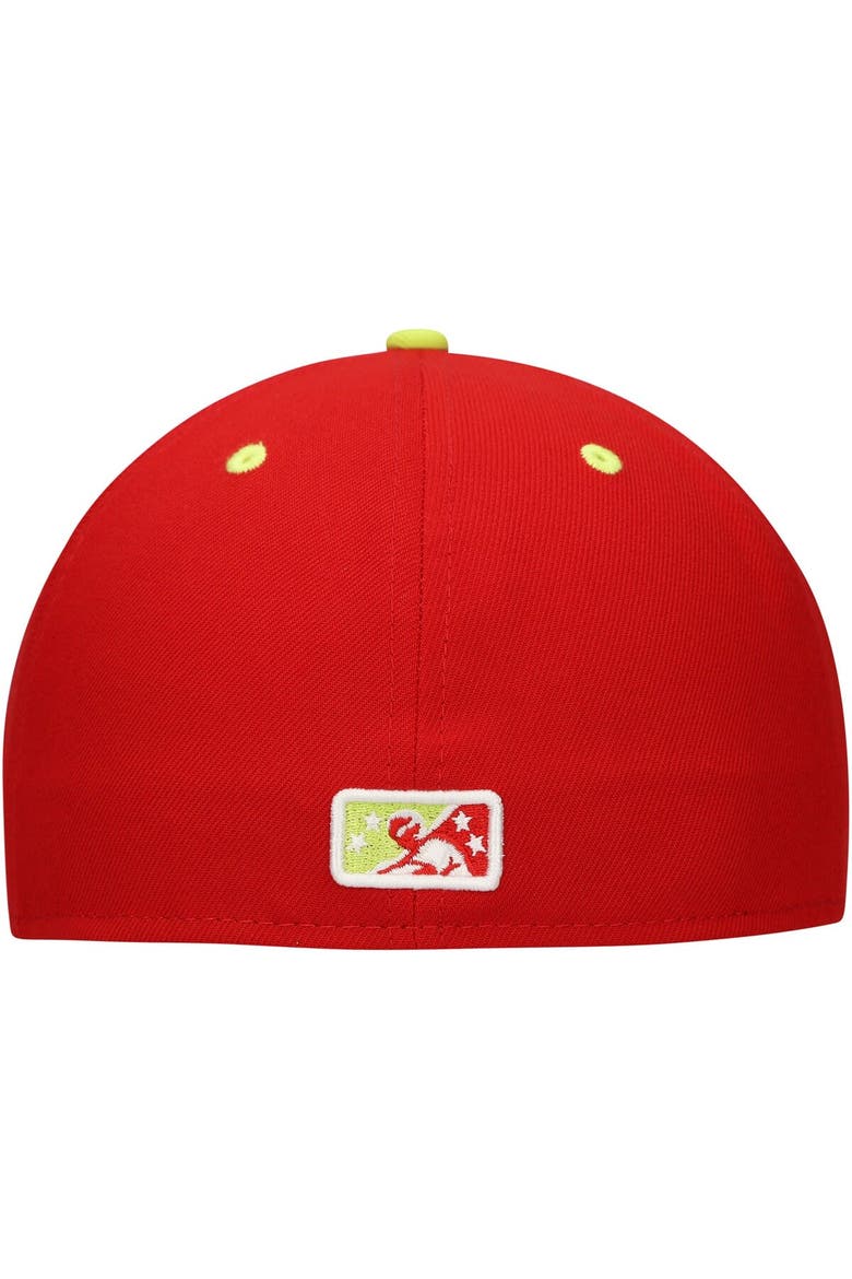 Men's New Era Red Chicharrones de Columbia Copa de la Diversión 59FIFTY Fitted Hat, Alternate, color, Red
