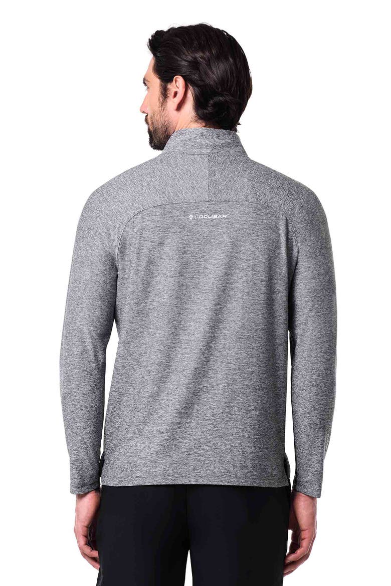 Men's Agility Performance Pullover, UPF 50+ Sun Protection, Alternate, color, Charcoal Heather