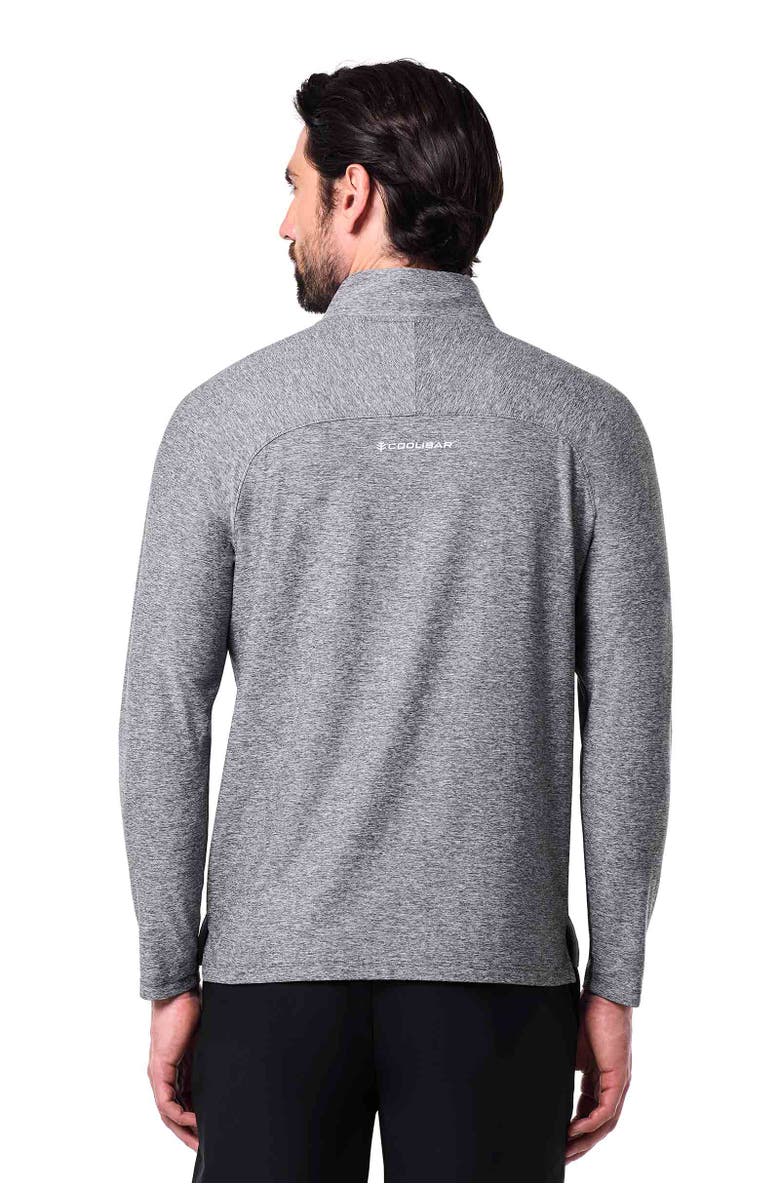 Coolibar Men's Agility Performance Pullover, UPF 50+ Sun Protection, Alternate, color, Charcoal Heather