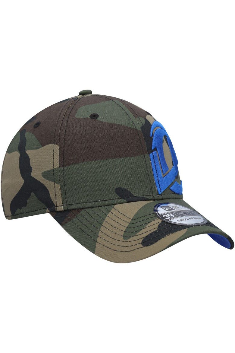 Men's New Era Camo Los Angeles Rams  Punched Out 39THIRTY Flex Hat, Alternate, color, Camo