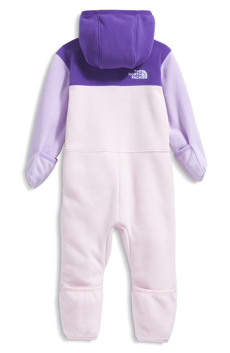 The North Face Glacier Fleece Snowsuit, Alternate, color, Peak Purple/ Lite Lilac/ Pale