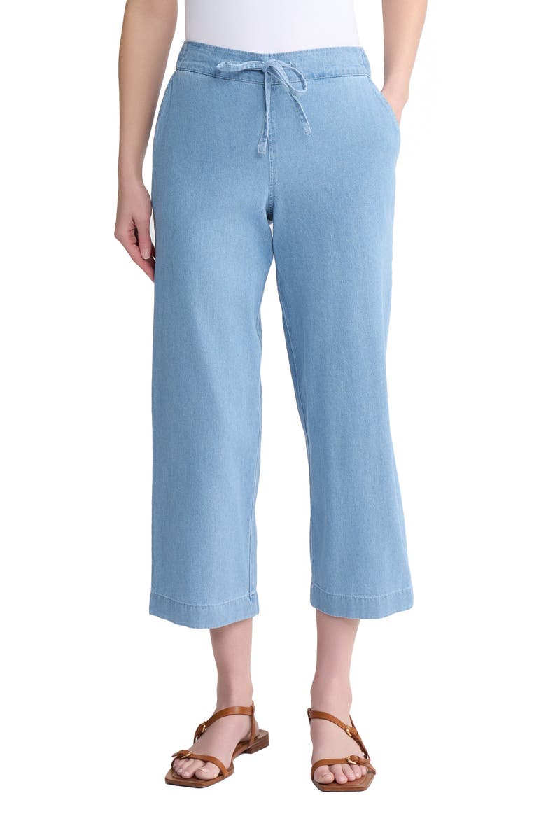 Crop Straight Leg Pants, Main, color, PISCES WASH