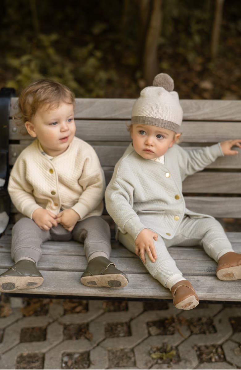 Pehr Cloud Organic Cotton Harem Pants, Alternate, color, Soft Sea