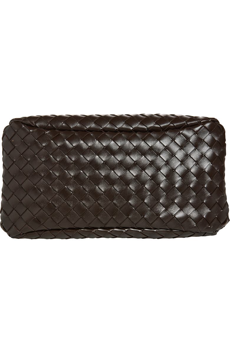 Bottega Veneta Campana Intrecciato Leather Shoulder Bag, Alternate, color, 2190 Fondant-M Brass