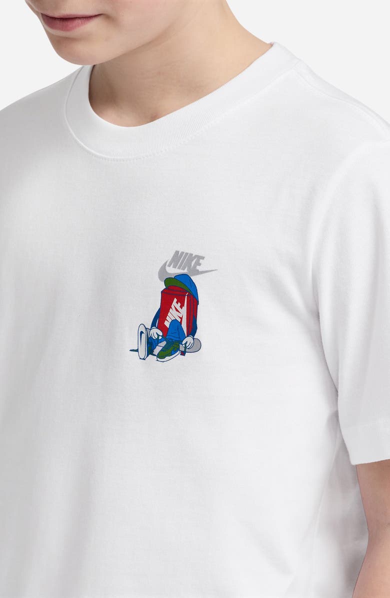 Nike Kids' Skater Boxy Graphic T-Shirt, Alternate, color, White