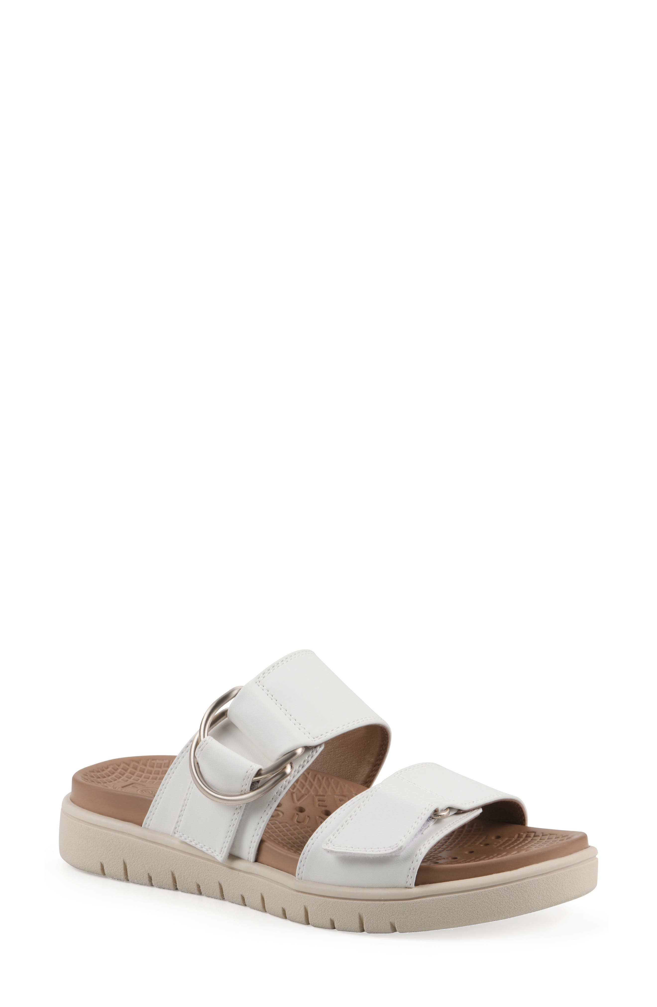 White Mountain Footwear Namaste Fom Recovery Slide Sandal
