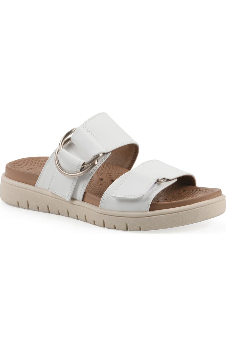 White Mountain Footwear Namaste Fom Recovery Slide Sandal, Main, color,