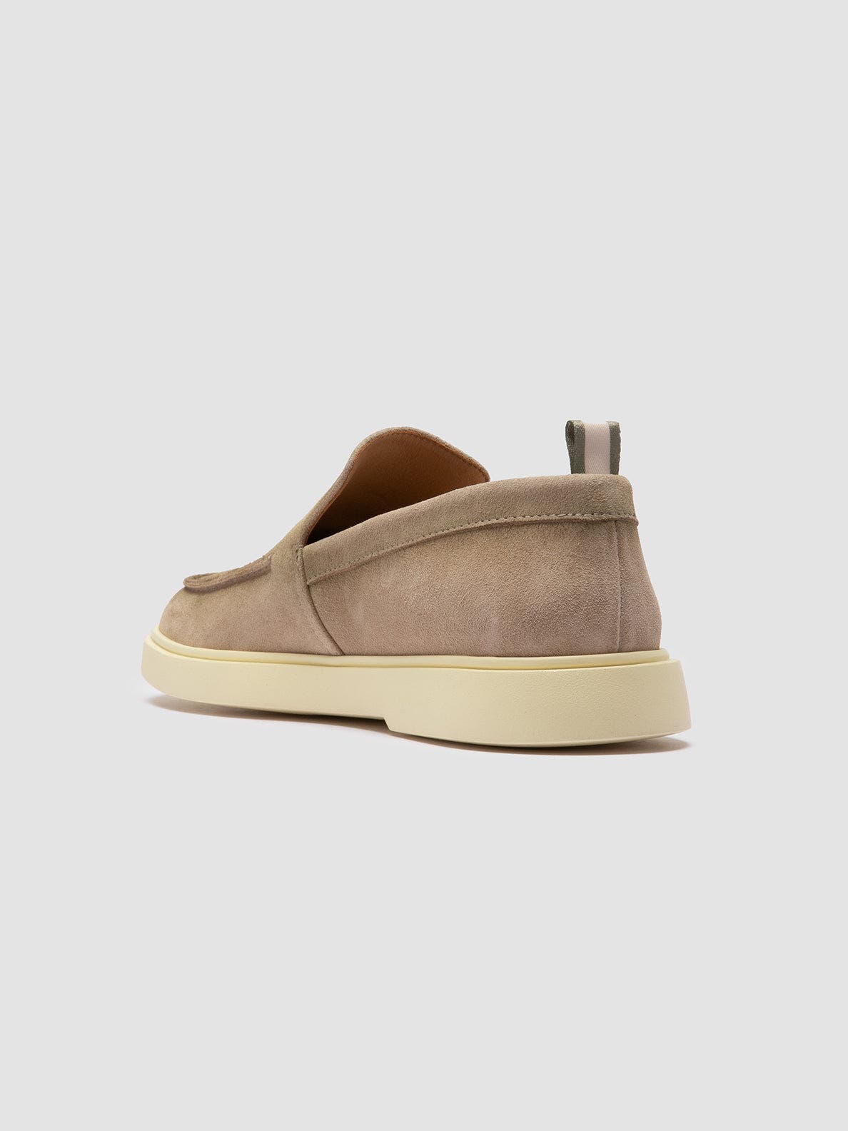 Officine Creative Bones 002 Suede Loafer, Alternate, color, Beige