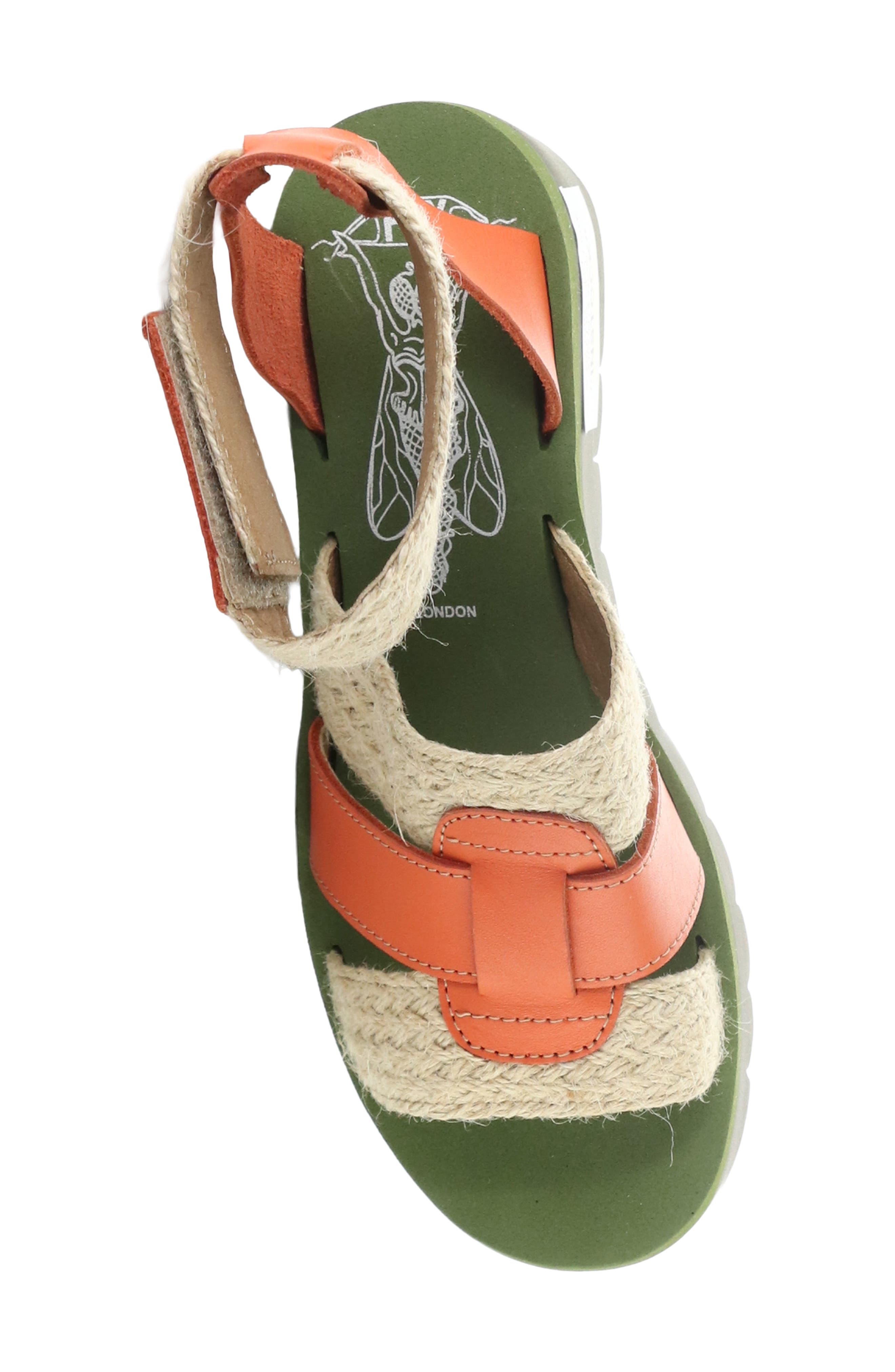 Yory Ankle Strap Sandal, Alternate, color, SCARLET