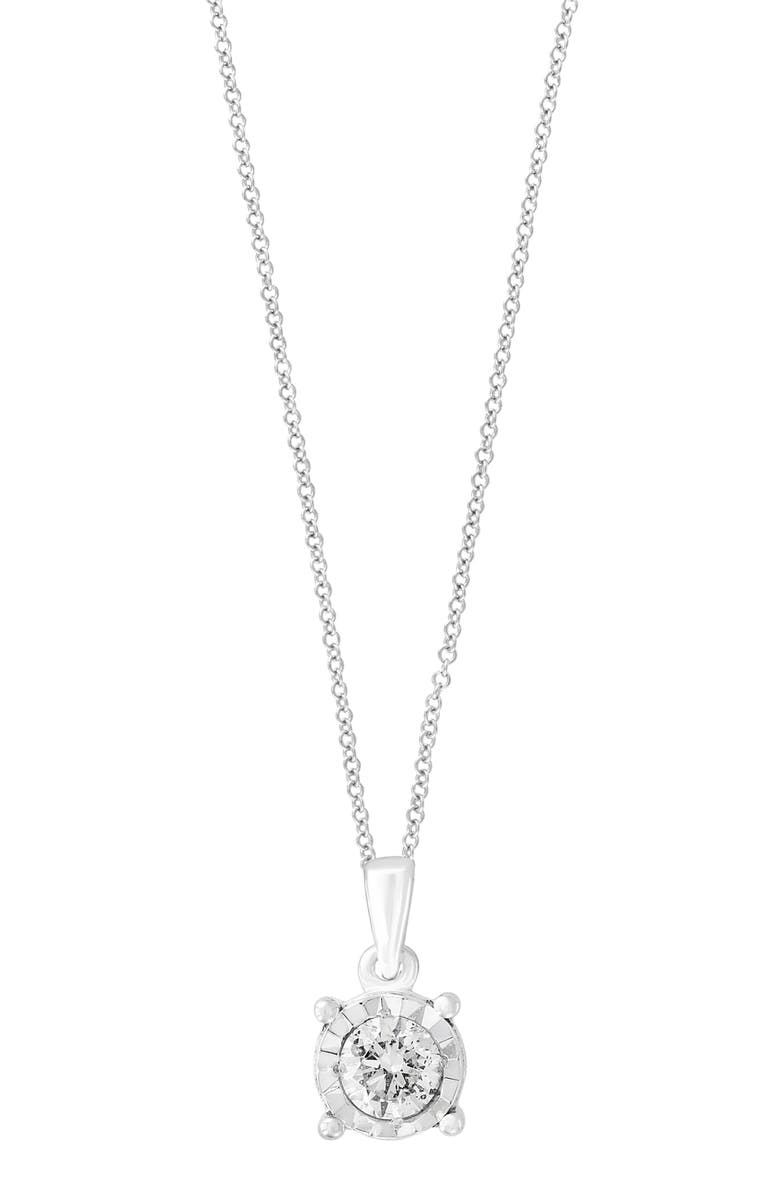 EFFY Diamond Pendant Necklace, Main, color, Silver/ Diamond