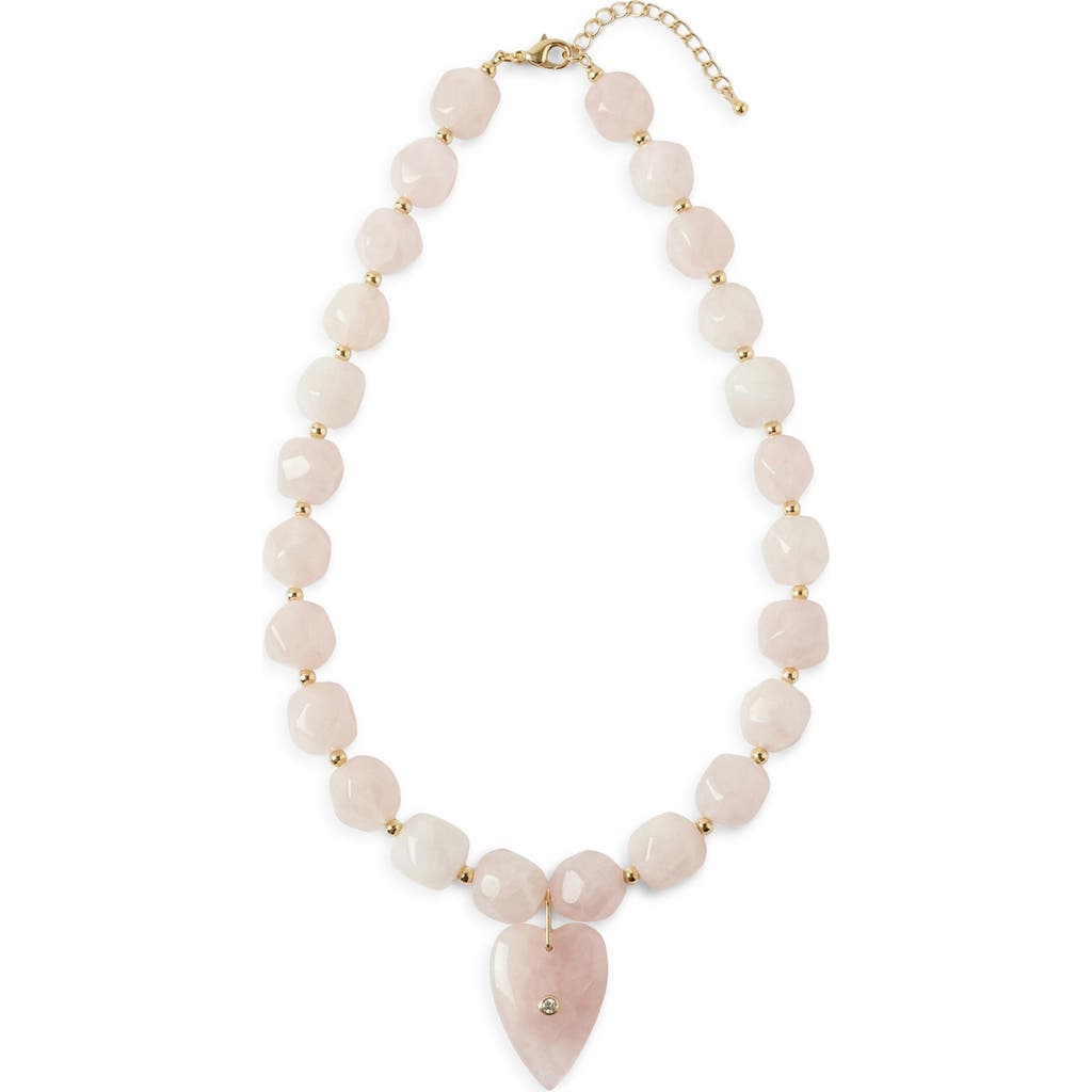 MacRae & Co. Love Pendant Necklace in Pink at Nordstrom