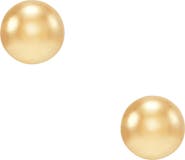 Frankie & Zoe 14k Gold Ball Stud Earrings