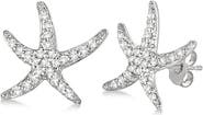 ALLUREZ Diamond Starfish Earrings 14k