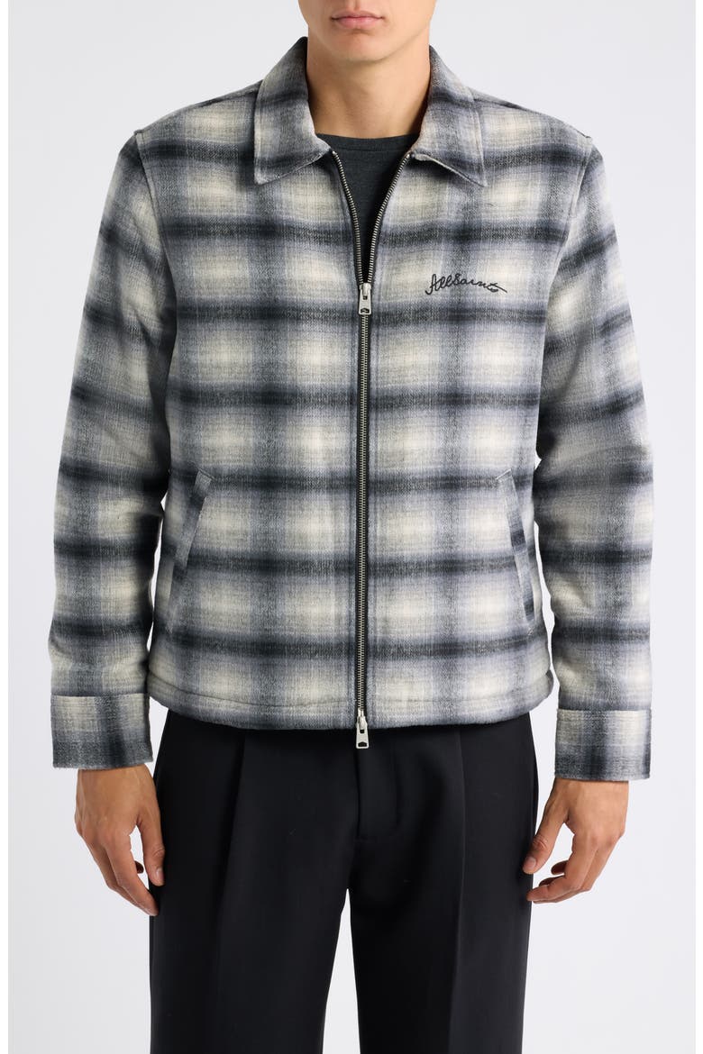 Conduct Plaid Jacket, Alternate, color, STONE GREY