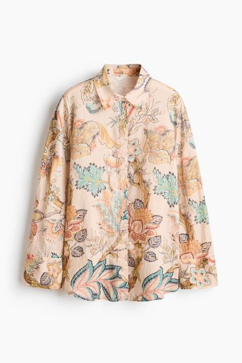 Oversized Linen Shirt